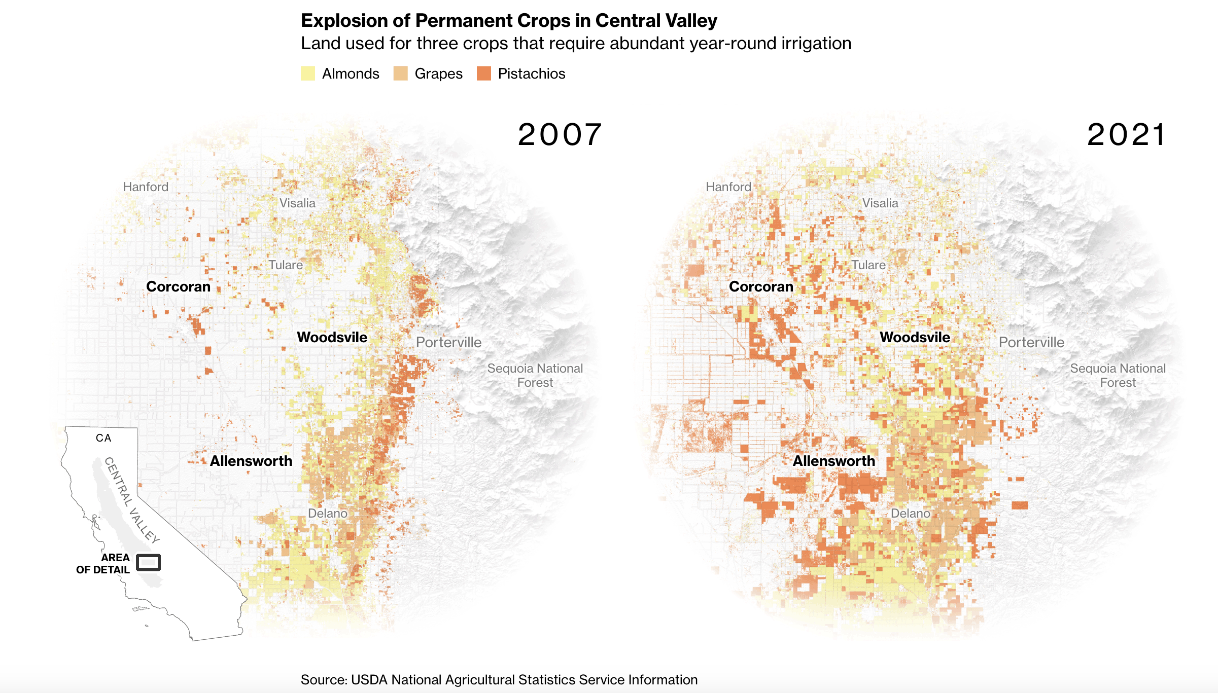 Water Grab Investigation visualization